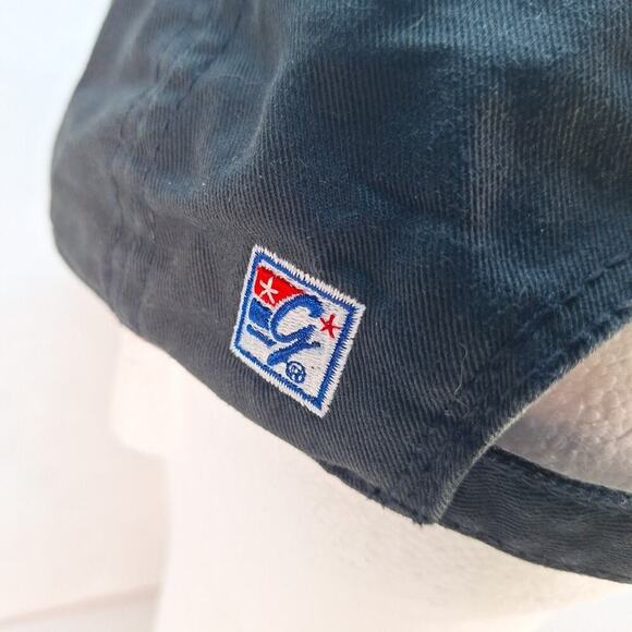 Iowa Hawkeyes NCAA Black Adjustable Strapback Dad Hat Cap The Game - Picture 5 of 9